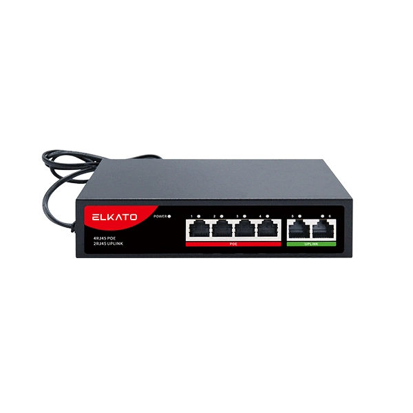 سوئیچ شبکه صنعتی 4 پورت POE مدل EL-2SG0402GP